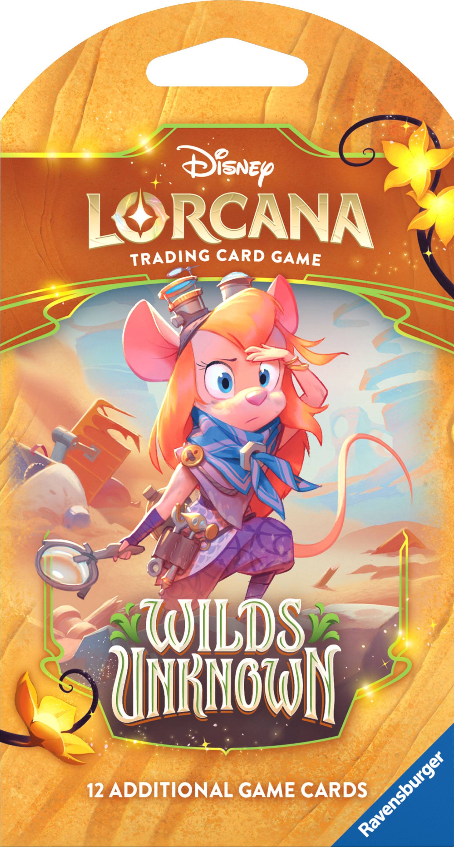 Disney Lorcana Trading Card Game  
Wilds Unknown  
12 Additional Game Cards  
Ravensburger