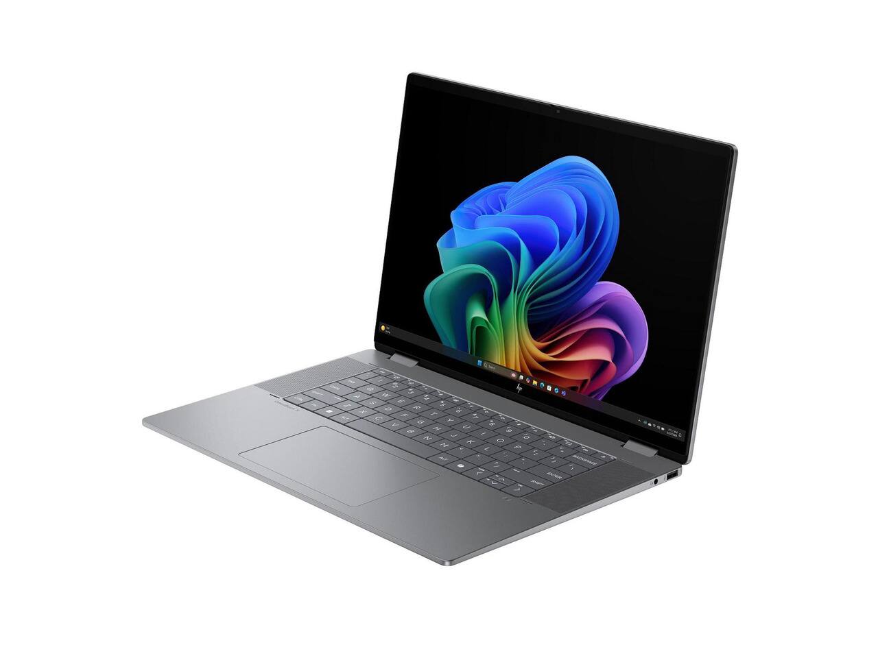 Alt View 2. HP - HP OmniBook X Flip - 16″ 2-in-1 Touch - Ryzen AI 7 350 - 24GB - 1TB  - W11H - Gray.