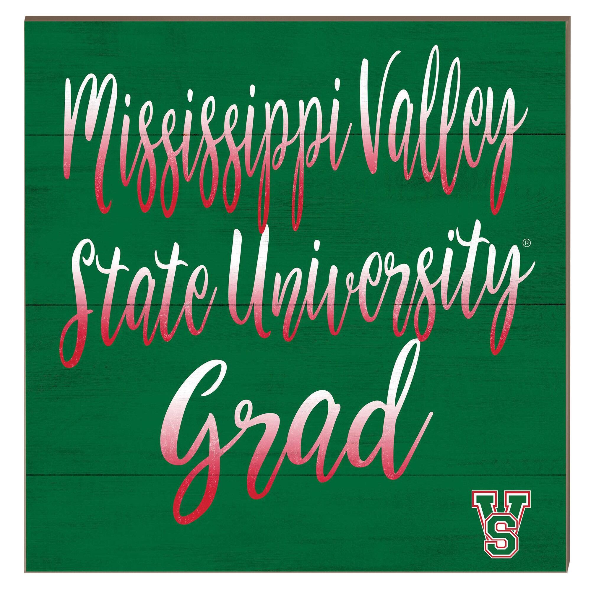 Mississippi Valley State Delta Devils 10" x 10" Grad Plaque