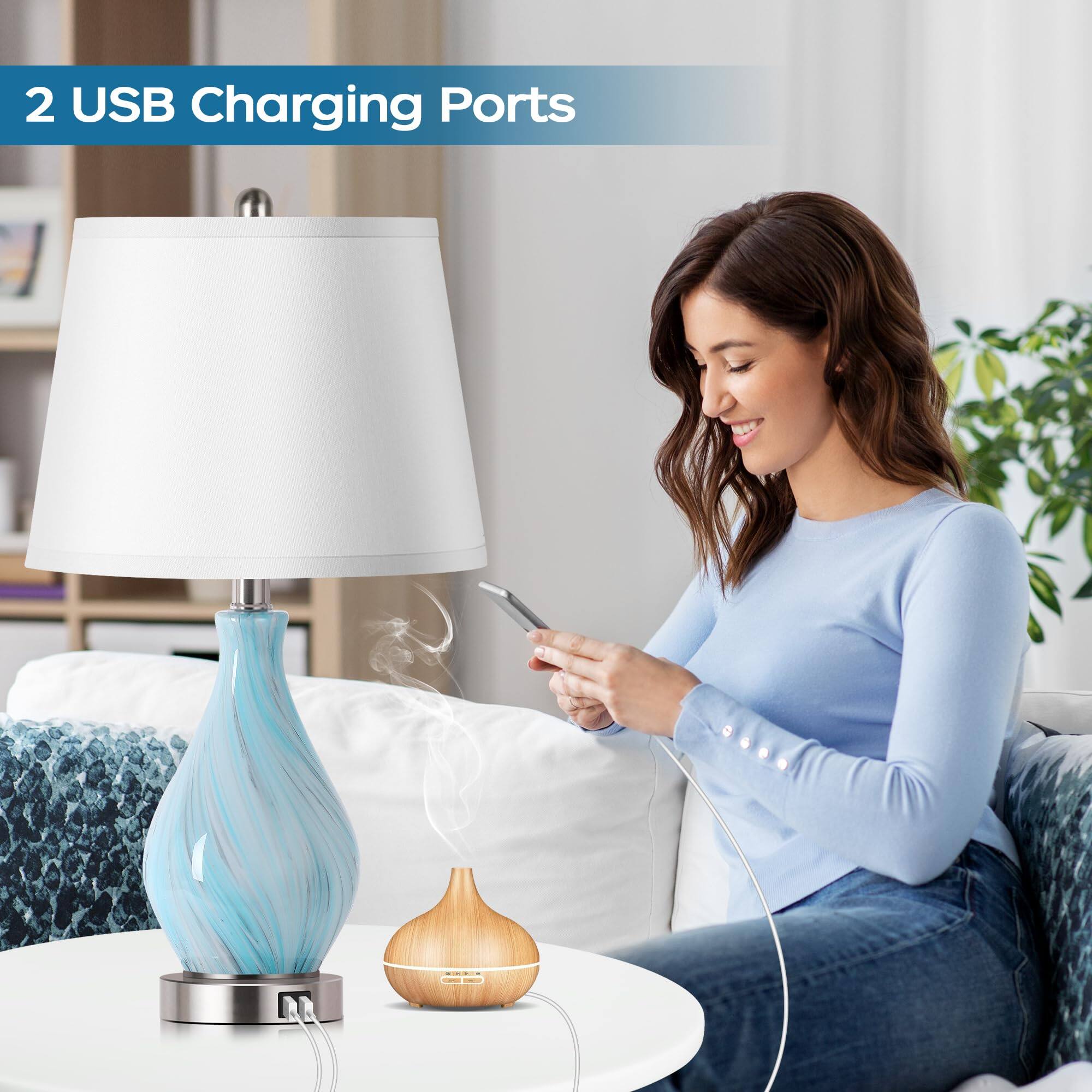 2 USB Charging Ports
