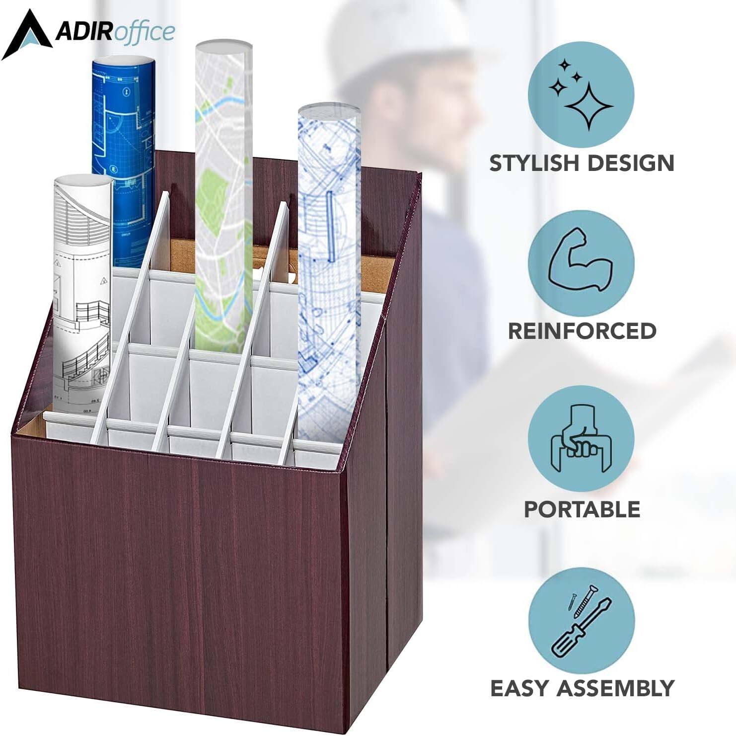 A ADIR office I STYLISH DESIGN REINFORCED PORTABLE EASY ASSEMBLY