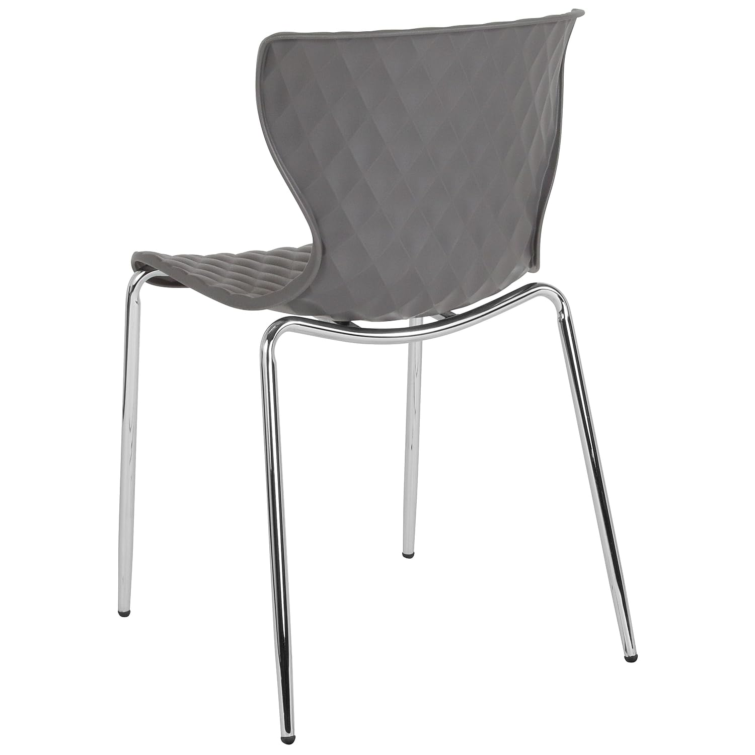 Alt View 2. JETRANSPORT - Lowell Contemporary Design Gray Plastic Stack Chair If you need versatile, plastic stacking chairs that - Purple Set of 1.
