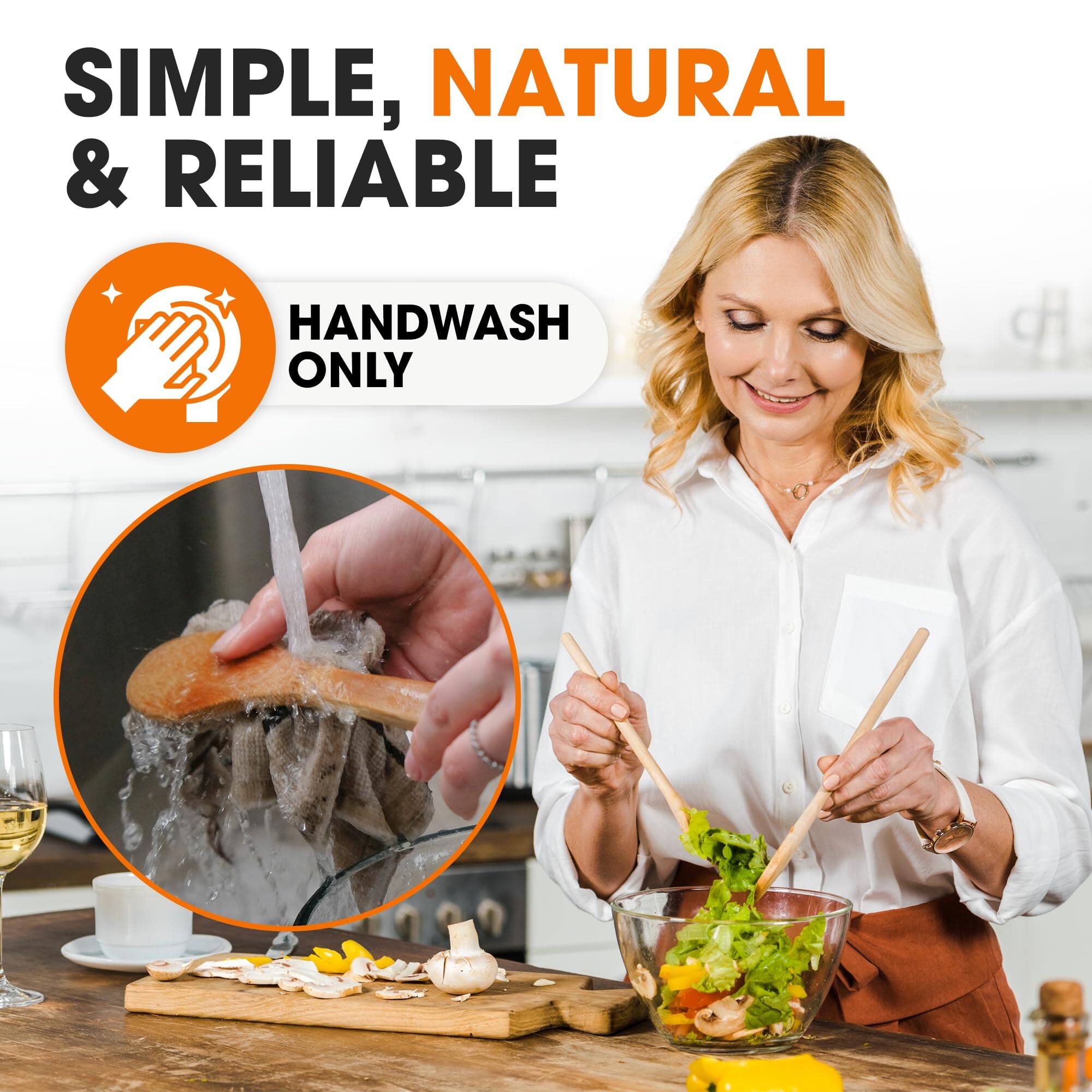 SIMPLE, NATURAL & RELIABLE  
HANDWASH ONLY