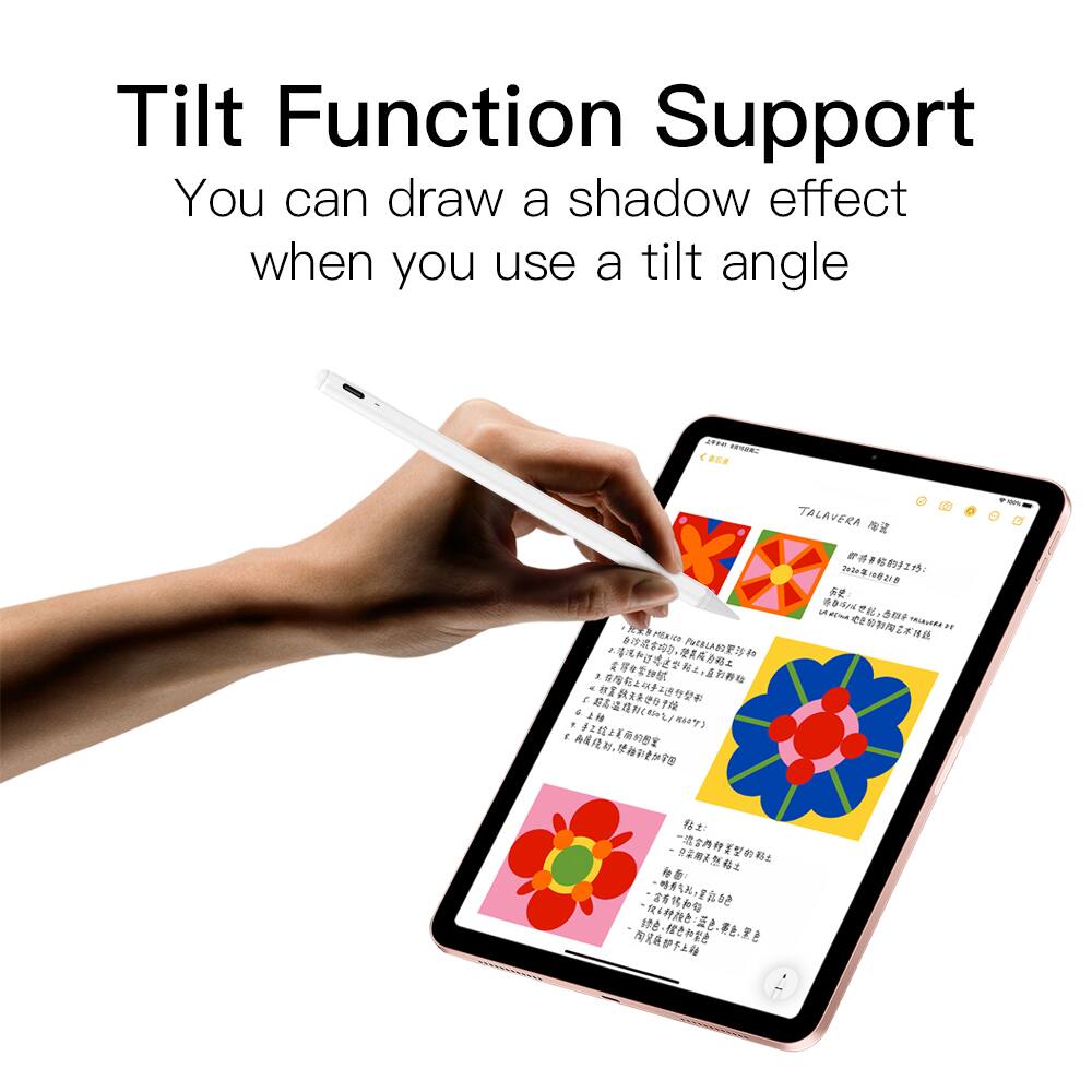 Tilt Function Support  
You can draw a shadow effect when you use a tilt angle