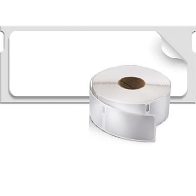 Alt View 3. DYMO - LabelWriter 30578 Return Address Labels, 2" x 3/4", Black on White, 200 Labels/Roll, 2 Rolls/Pack - White.