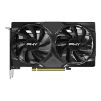 PNY - GeForce RTX 5060 Overclocked 8GB GDDR7 PCI Express 5.0 Graphics Card with Dual Fan - Black - Front_Zoom