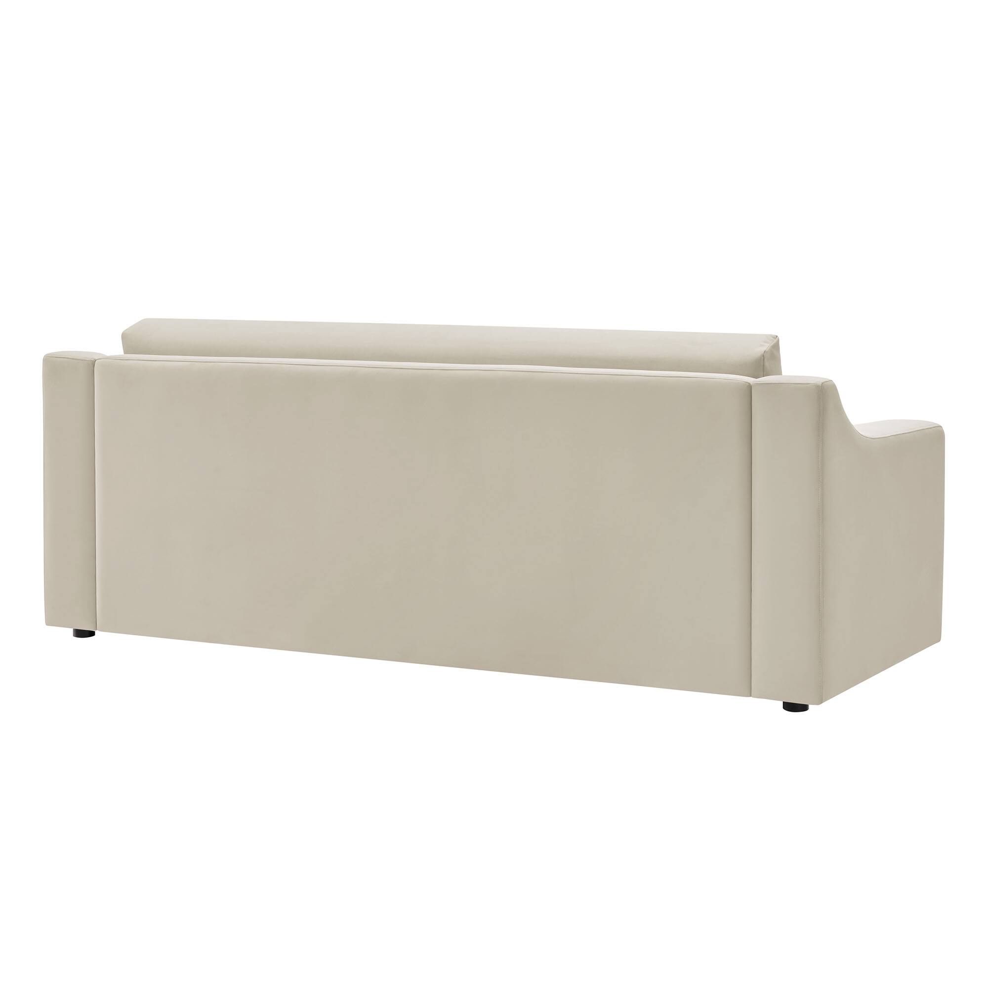 Alt View 1. Modway - Liora Performance Velvet Sofa by Modway - White.