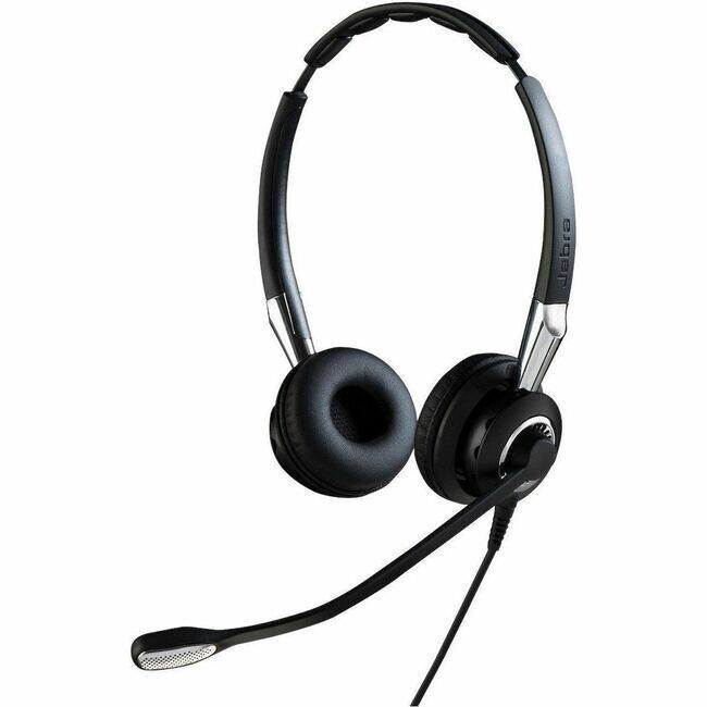 Jabra - BIZ 2400 II Headset - Stereo - Mini-phone (3.5mm) - Wired - Over-the-head, On-ear - Binaural - Supra-aural - Noise - Black