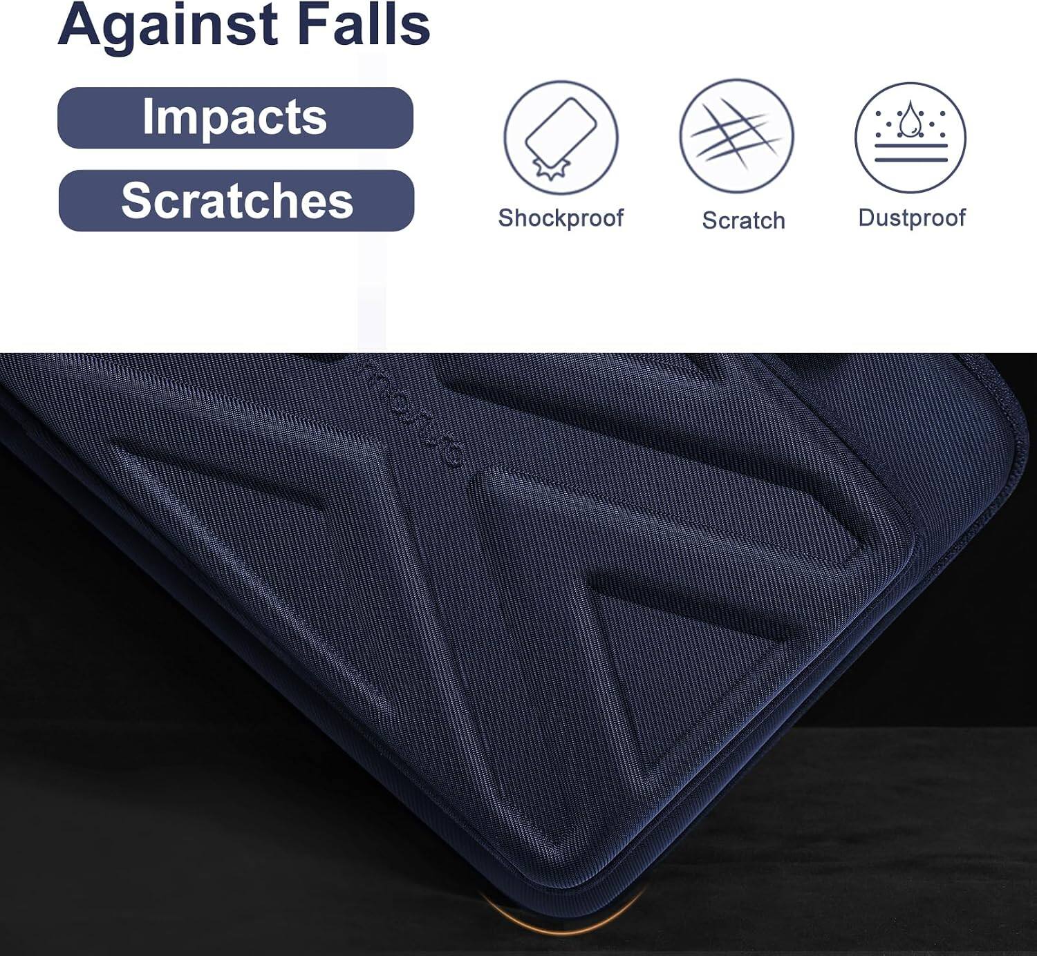 Against Falls  
Impacts  
Scratches  
Shockproof  
Scratch  
Dustproof