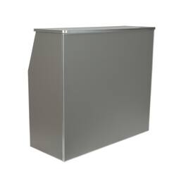 Flash Furniture - Amara 4' Slate Laminate Foldable Bar - Portable Event Bar - Gray
