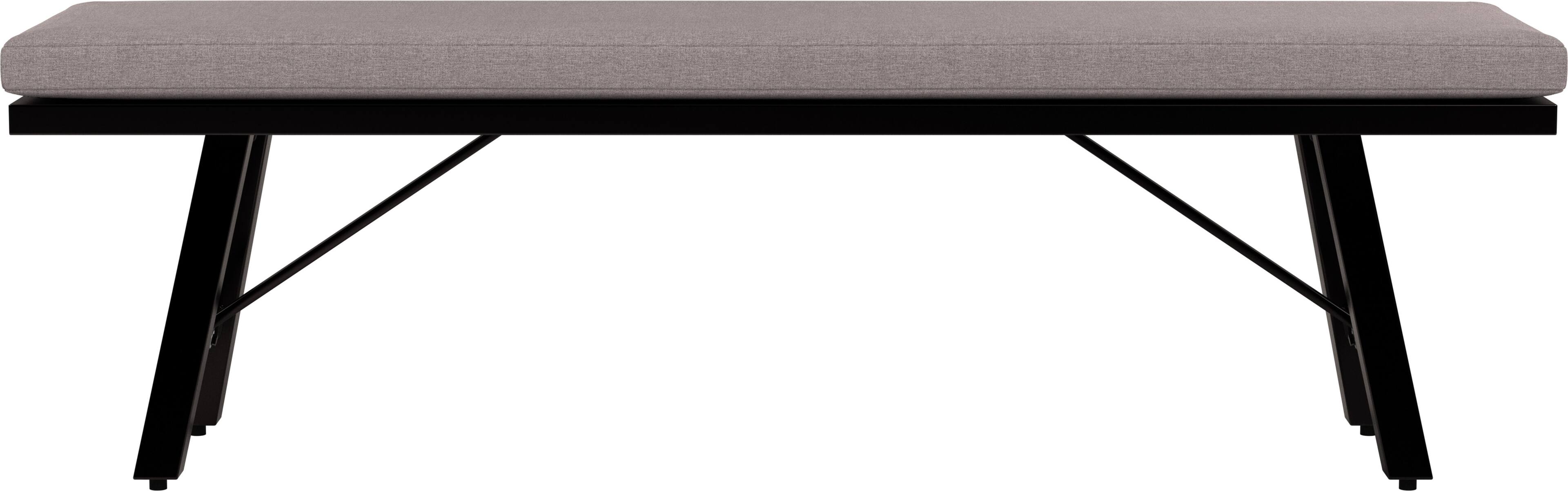Yardbird® - Lily/Pepin Dining Bench - Shale - Front_Zoom