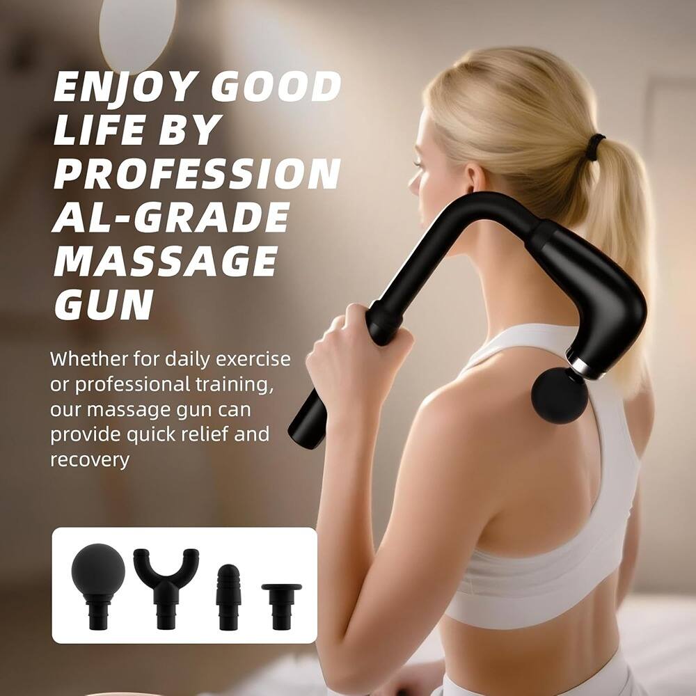ENJOY GOOD LIFE BY PROFESSIONAL-GRADE MASSAGE GUN

Whether for daily exercise or professional training, our massage gun can provide quick relief and recovery