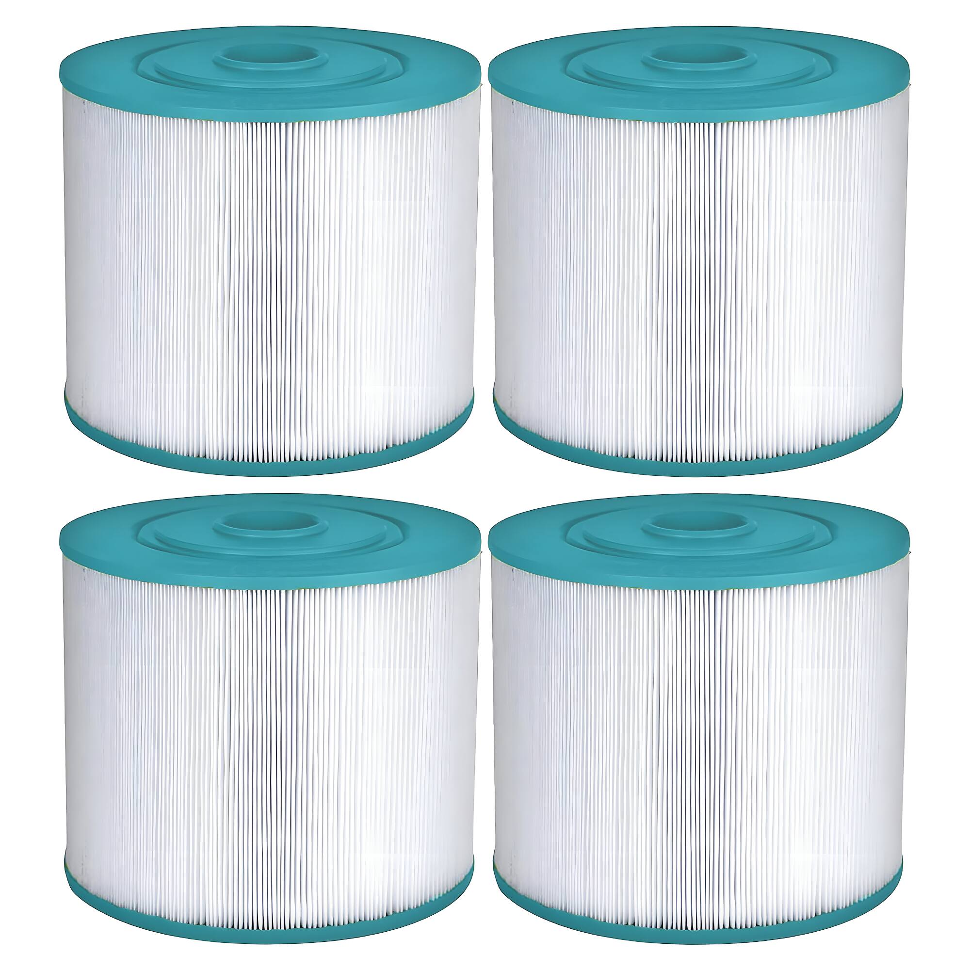 Front. Hurricane - Hurricane Replacement Spa Filter Cartridge for PVT50W & Unicel C-8350, 4 Pack.