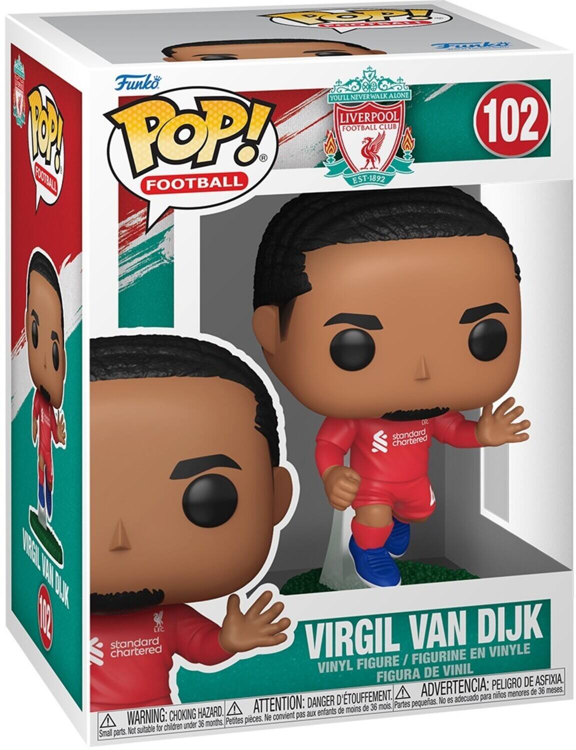 Funko POP! Football: Liverpool FC Virgil Van Dijk COLLECTIBLES ...