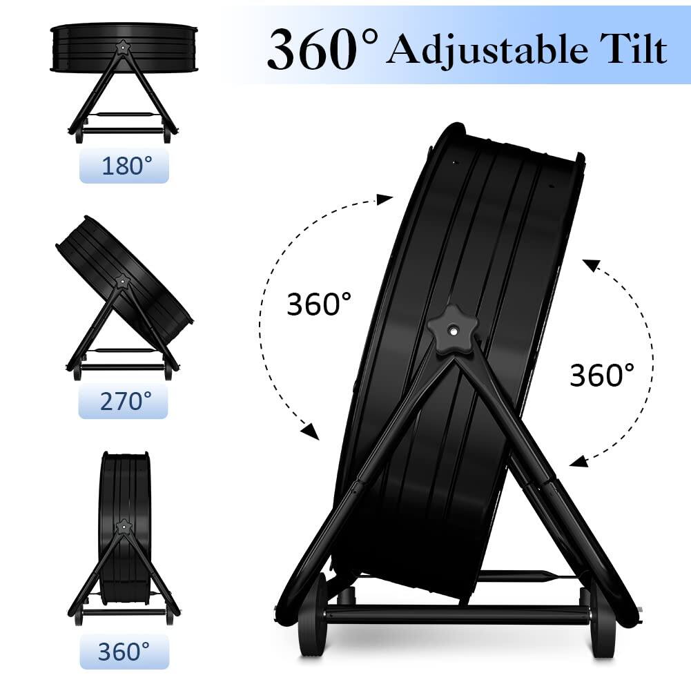 360° Adjustable Tilt

180°

270°

360°