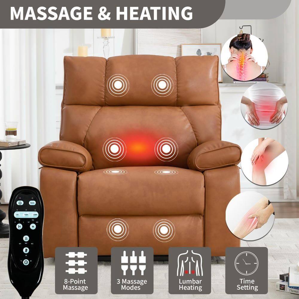 MASSAGE & HEATING

- 8-Point Massage
- 3 Massage Modes
- Lumbar Heating
- Time Setting