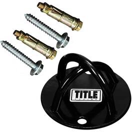 TITLE Boxing - Dual Arch Floor and Ceiling Mount - Black
