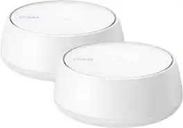 TP-Link - Deco 7 BE5000 Dual-Band Wi-Fi 7 Whole Home Mesh Router System – Deco BE5000 (2-Pack) - White