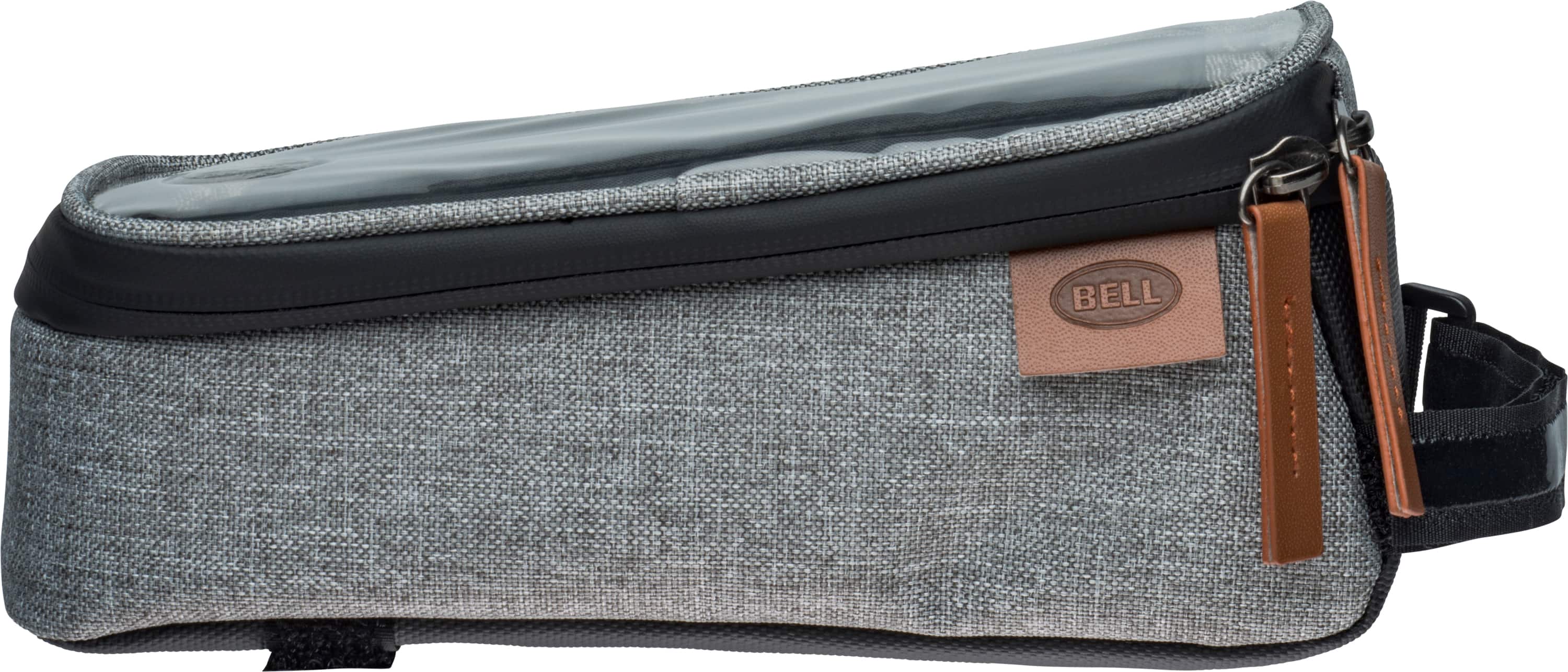 Angle. Bell - Stowaway 500 Bike Frame Bag for Bike and Scooter - Grey.