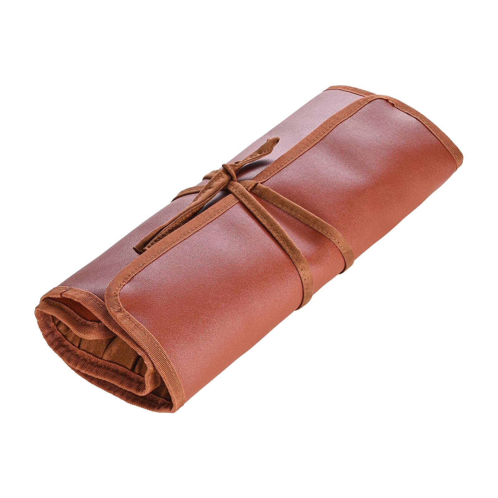 Alt View 5. VEVOR - Leather Working Tools Kit, 72 PCS Leather Craft Tools with Portable Leather Storage Bag - Brown.