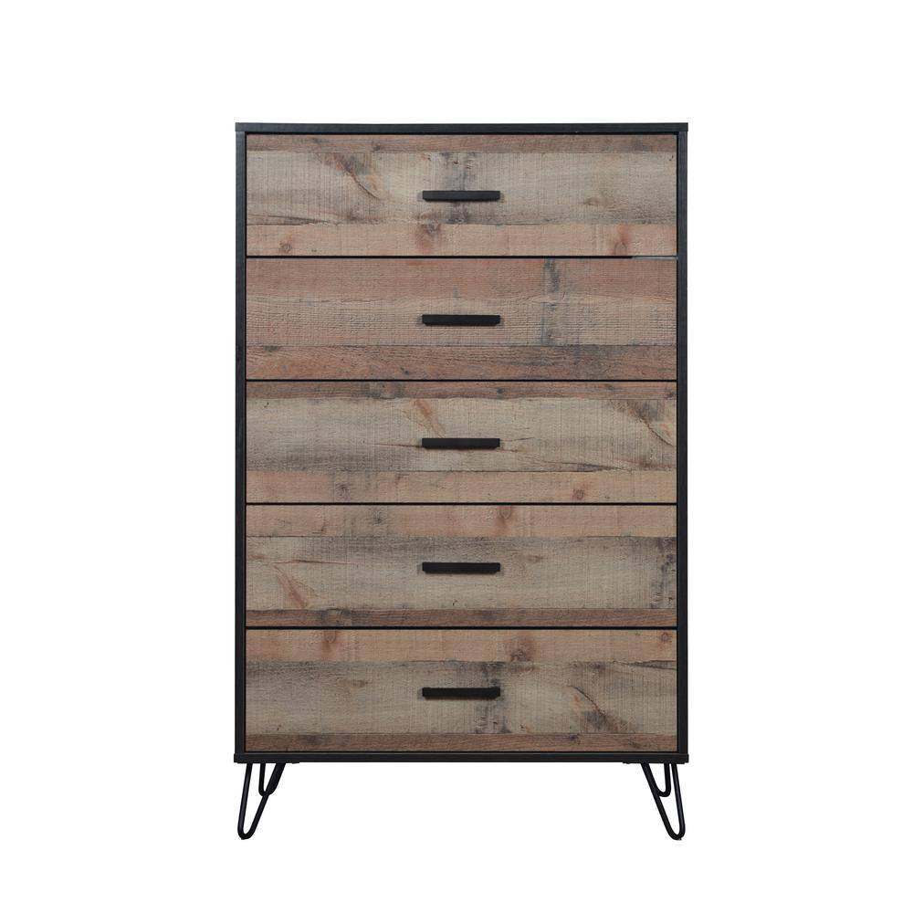 Angle. New Classic Furniture - Elk River Chest- Rustic - Rustic.