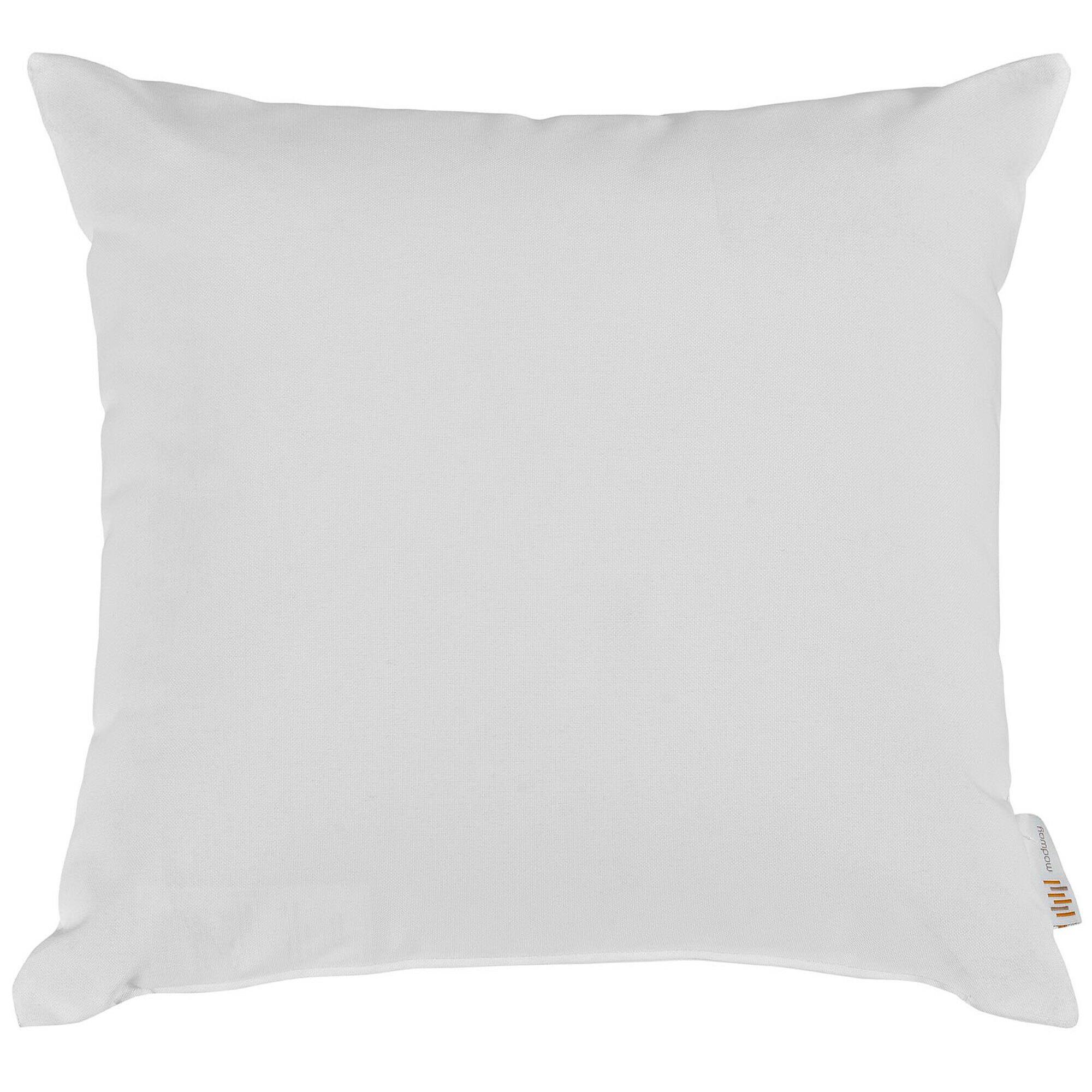 Left. Modway - Convene 2 Piece Outdoor Patio Pillow Set by Modway - White.