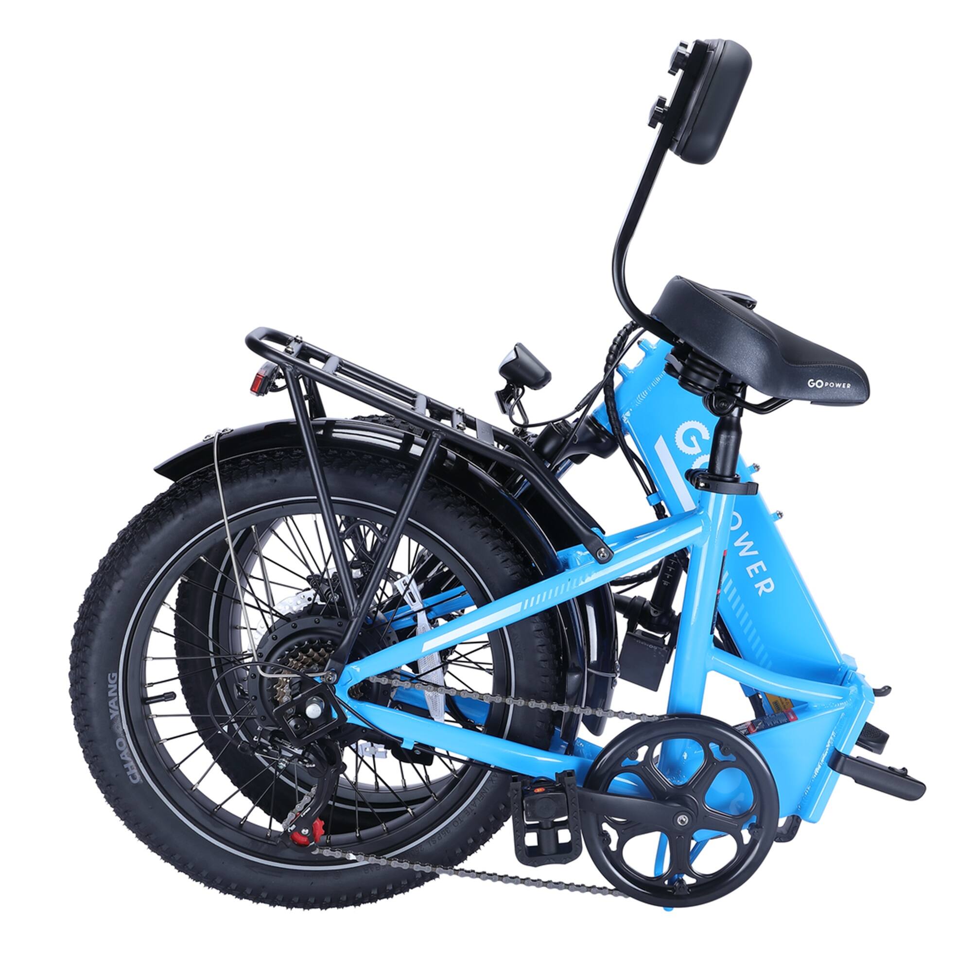GoPowerBike GoCurv Folding Electric Bike 20MPH Max Speed & 750W