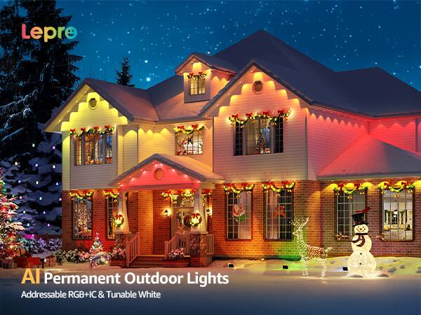 Lepre AI Permanent Outdoor Lights Addressable RGB+IC & Tunable White