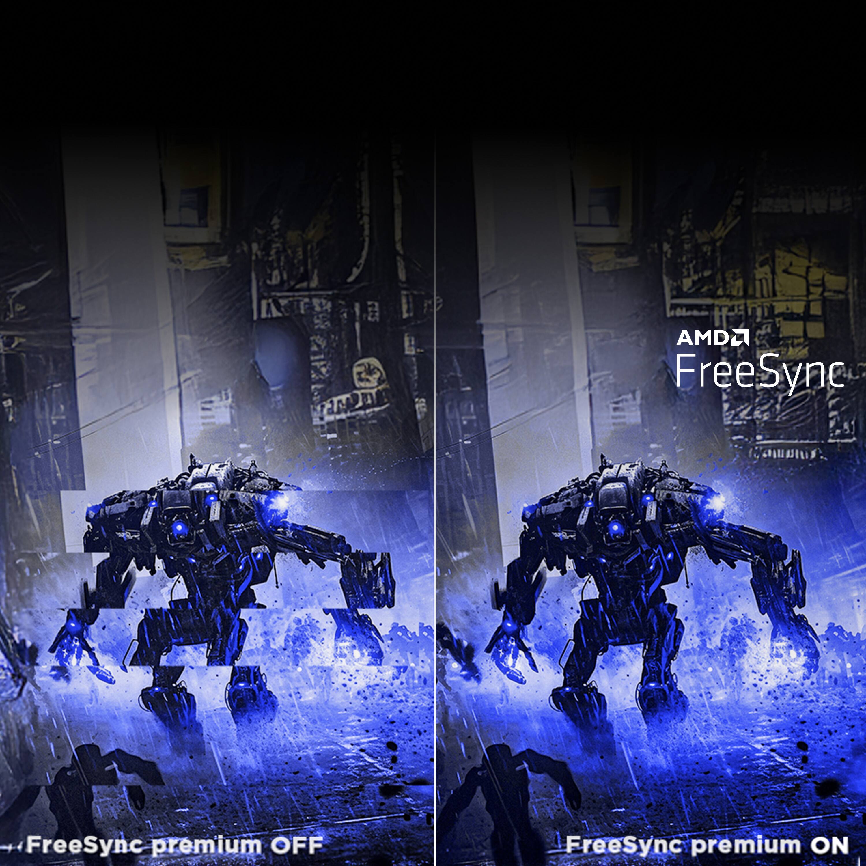 AMD FreeSync  
FreeSync premium OFF  
FreeSync premium ON