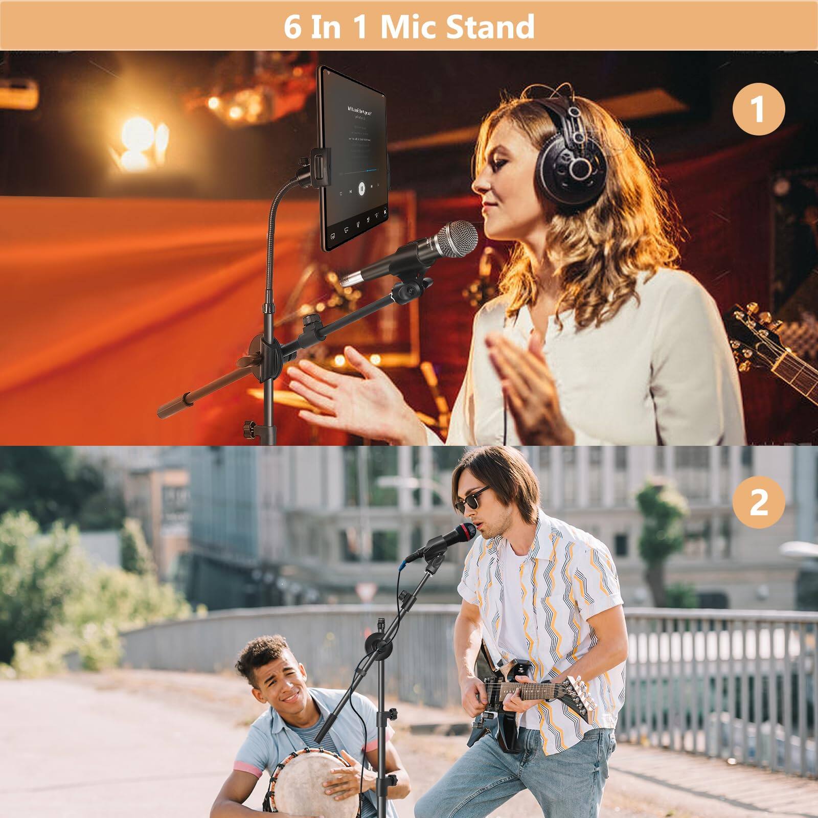 6 In 1 Mic Stand

1

2
