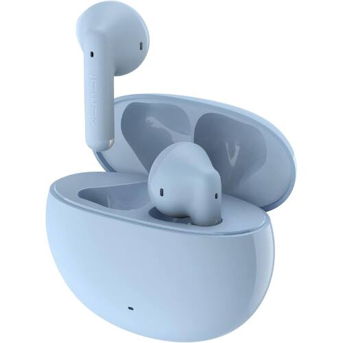 Front. Edifier - Edifier X2 True Wireless Bluetooth Earbuds with 28H Playtime, Dual Mic Noise Reduction, Crystal-Clear Calls, Blue.