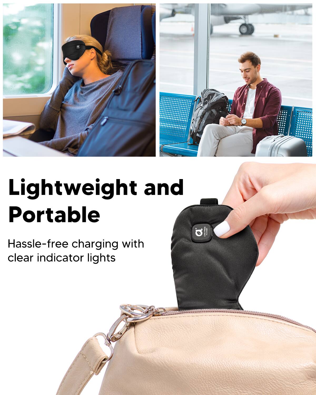 Lightweight and Portable
Hassle-free charging with clear indicator lights