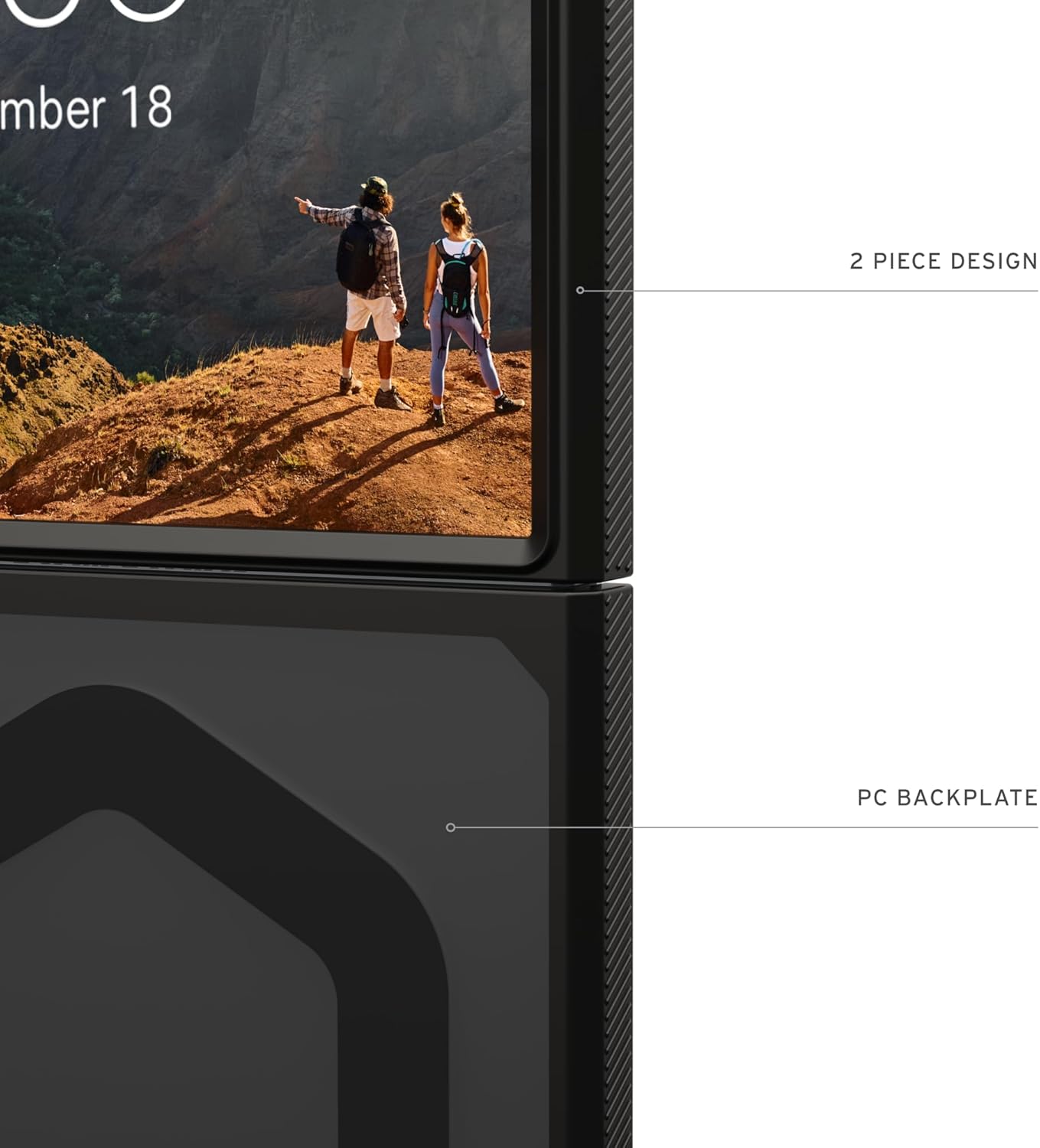 - mber 18
- 2 PIECE DESIGN
- PC BACKPLATE