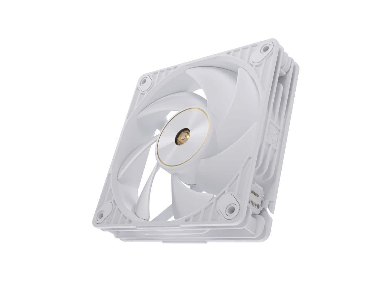 ASUS - ProArt PF120 120mm PWM Fan Edition, 3000RPM, High Airflow/Static Pressure, Daisy-Chain Design - White