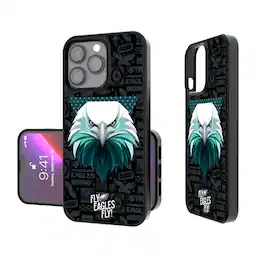 Keyscaper - NFL - Philadelphia Eagles iPhone Bump Case - 14 - Black