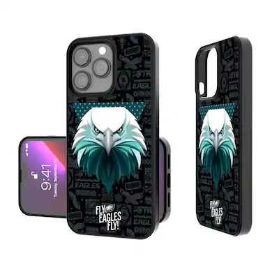 Keyscaper - NFL - Philadelphia Eagles iPhone Bump Case - 14 - Black Keyscaper - NFL - Philadelphia Eagles iPhone Bump Case - 14 - Black