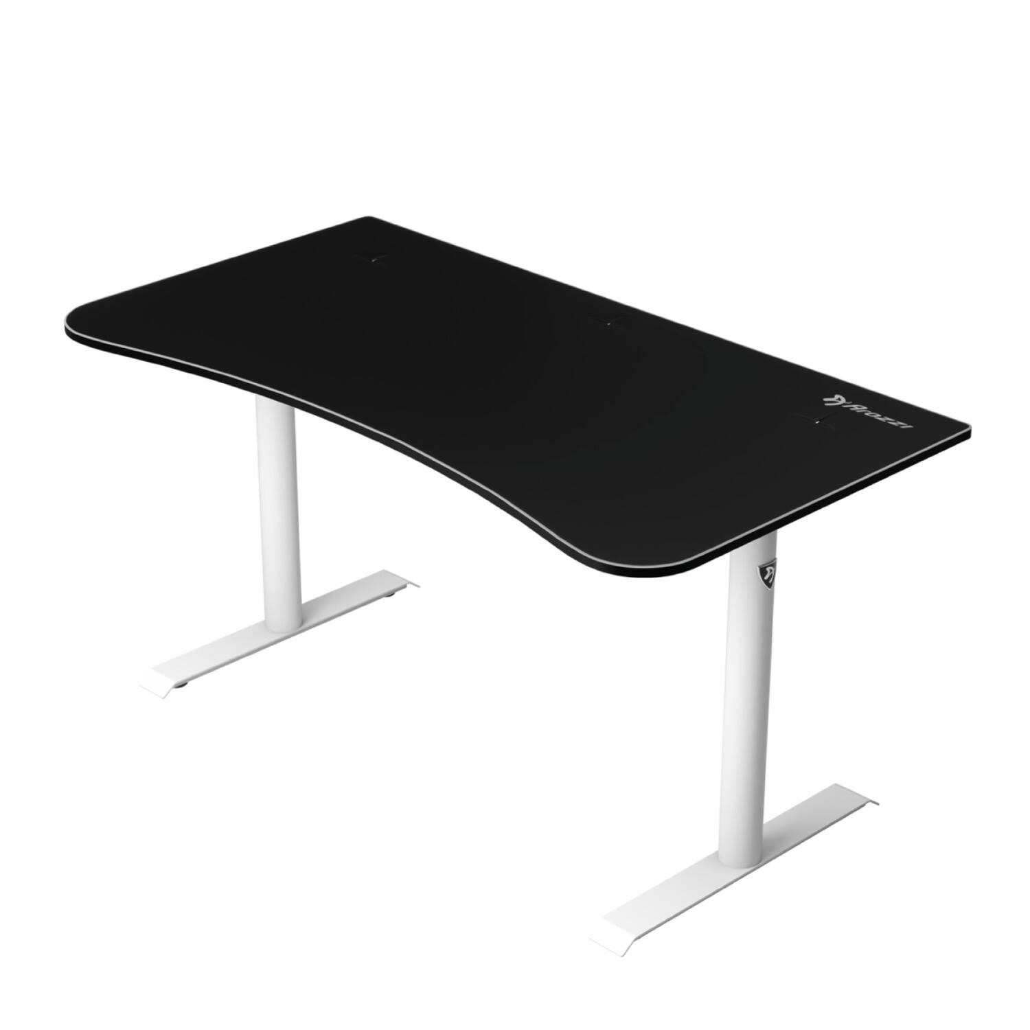 Angle. Arozzi - Arena Gaming Desk - Medium - White.