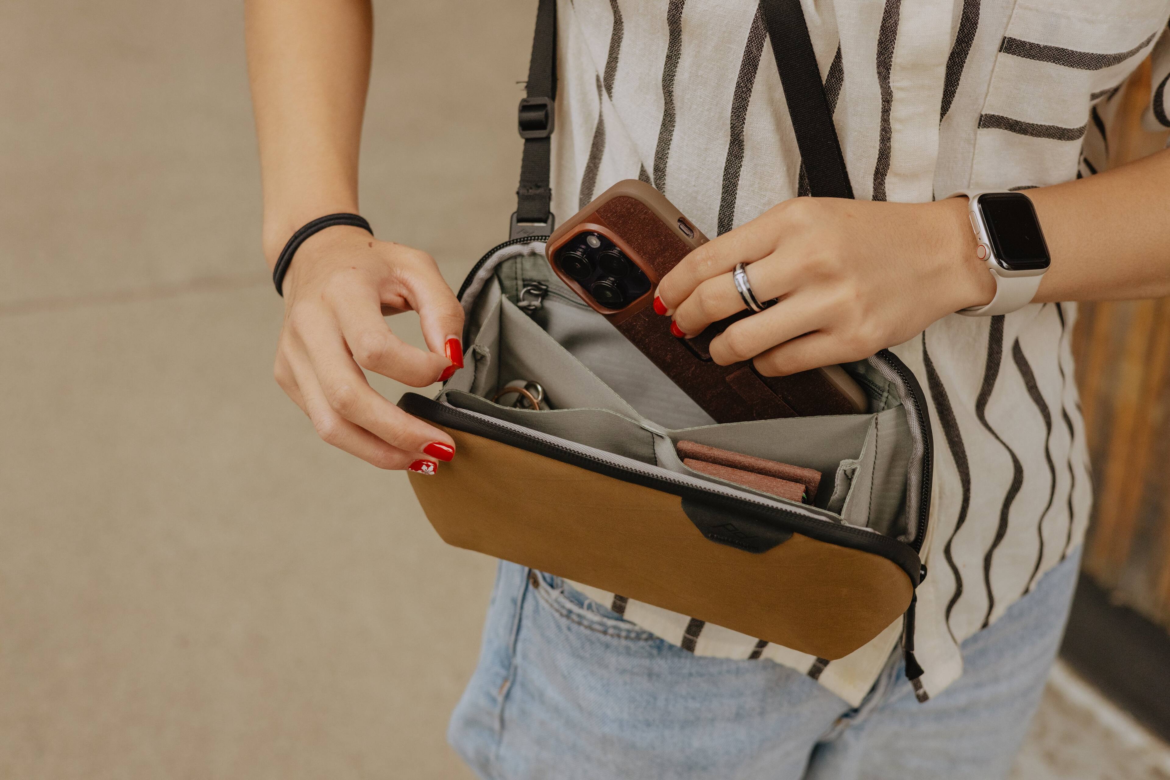 Alt View 19. Peak Design - Tech Pouch - Small - Coyote - Coyote.