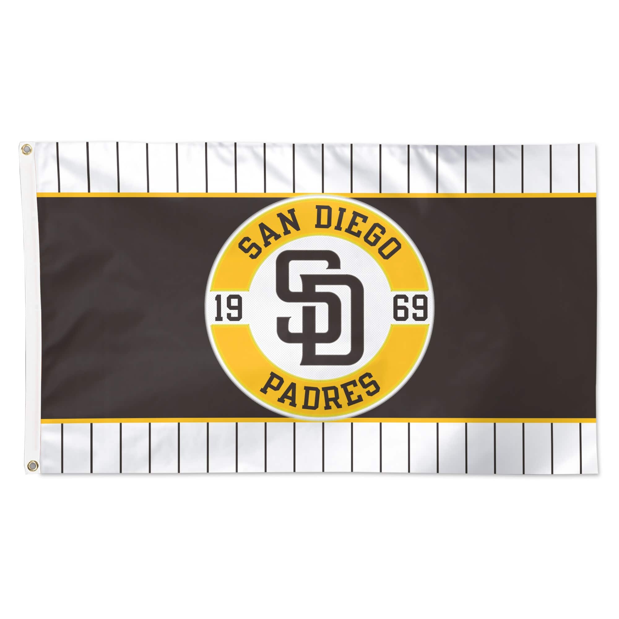WinCraft - San Diego Padres 3' x 5' Applique Flag - Multicolor