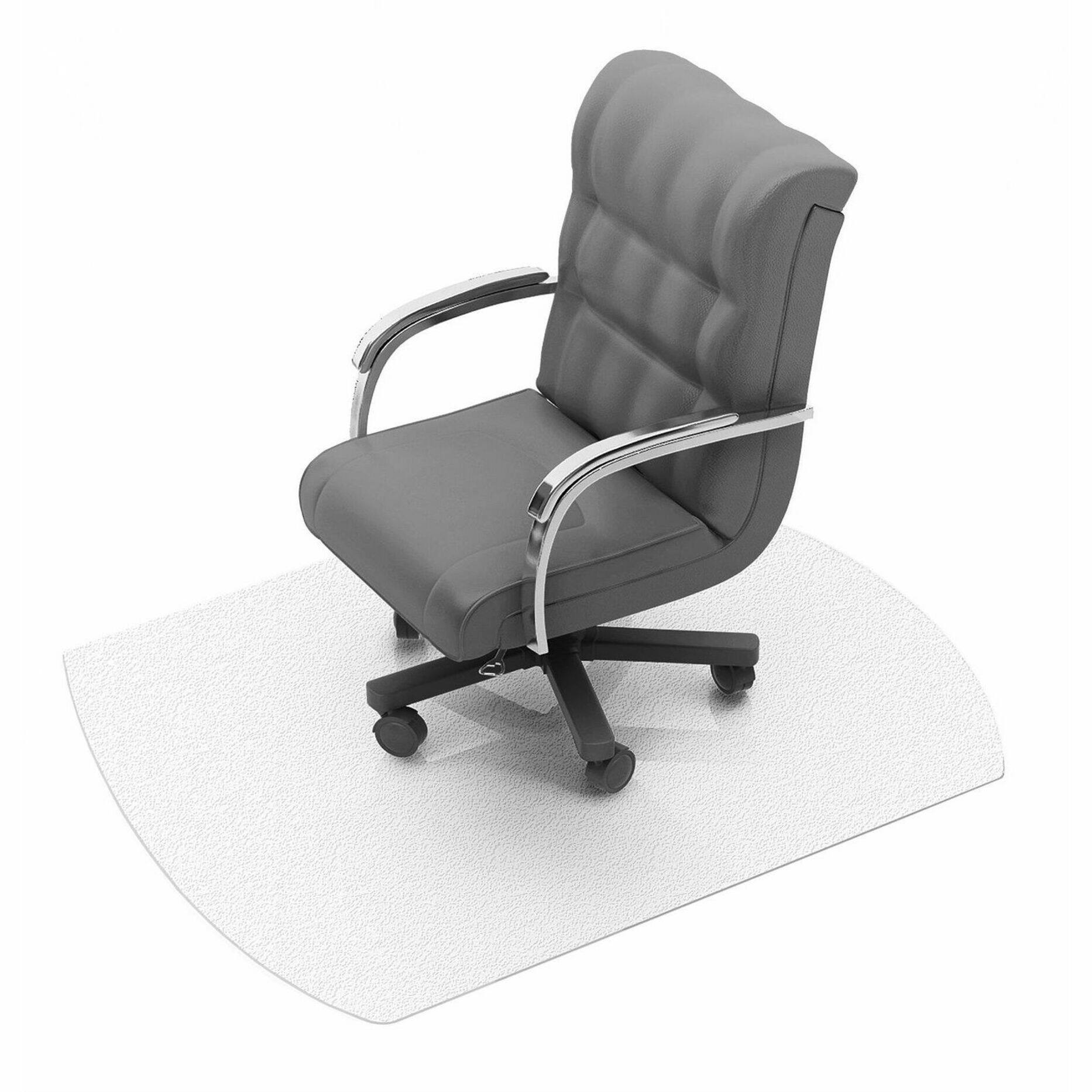 Alt View 19. Floortex - Ultimat Polycarbonate Contoured Chair Mat for Carpets up to 1/2'' - 39 x 49'' - Clear.