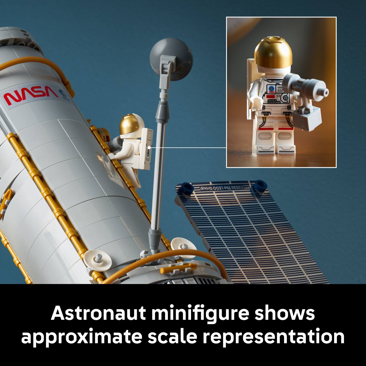 NASA O Group rEDO The 303P Astronaut minifigure shows approximate scale representation