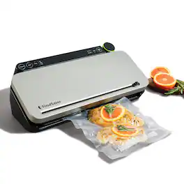 FoodSaver - Multi-Use Vacuum Sealing & Food Preservation System, with FoodSaver® Bags, Rolls and Bonus Items - Stainless Steel