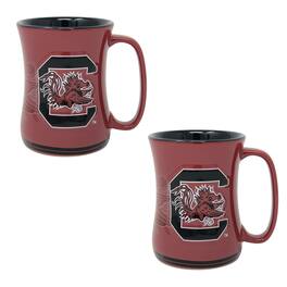 Indigo Falls - South Carolina Gamecocks 16oz. Sculpted Barista Mug Two-Pack - Maroon