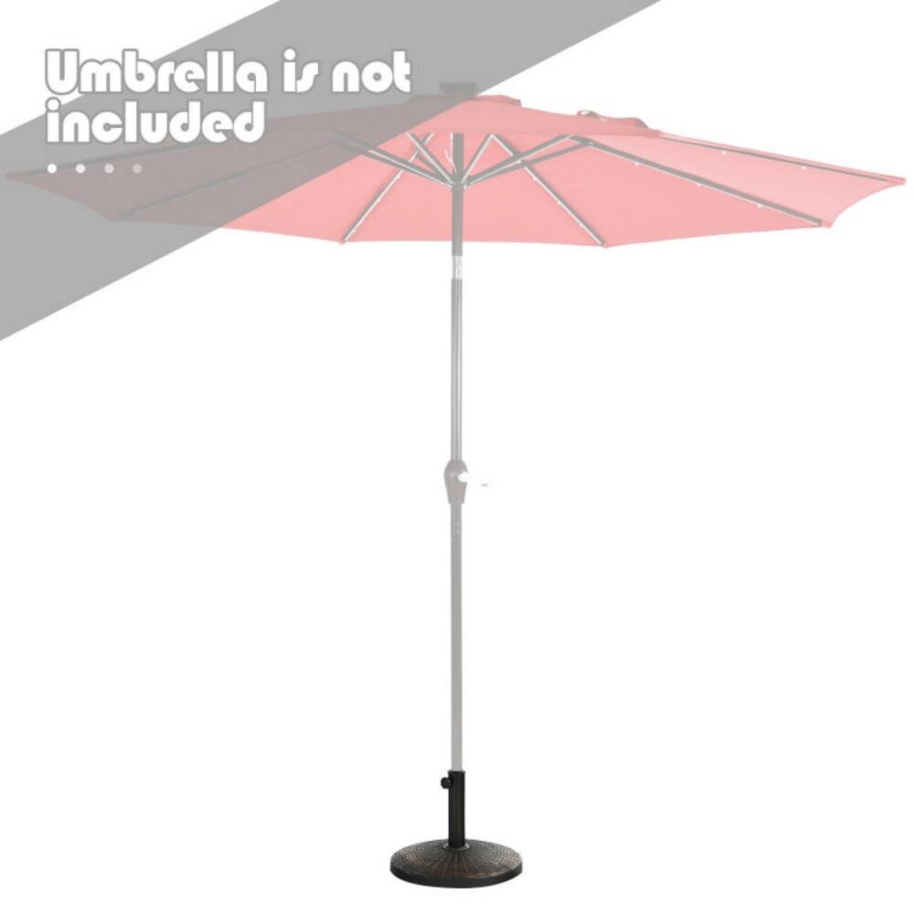 Umbrella is not included.