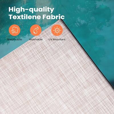 High-quality Textilene Fabric

- Breathable
- Washable
- UV Resistant