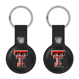 Keyscaper - Texas Tech Red Raiders Two-Pack AirTag Holders - No Size - Black