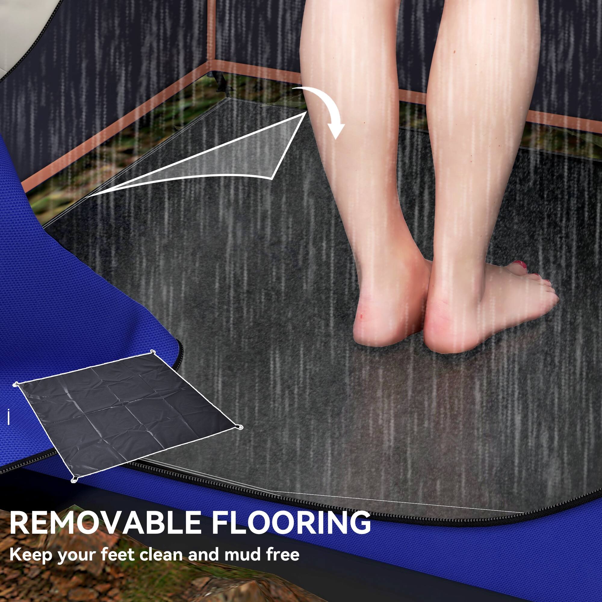 REMOVABLE FLOORING  
Keep your feet clean and mud free