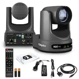 PTZOptics - Move 4K PTZ Camera with 20x Zoom (Gray) (PT20X-4K-GY-G3)