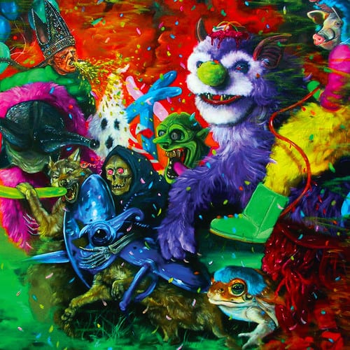 Tropical Fuck Storm - Laughing Death In Meatspace (slime Green Vinyl)   - VINYL LP price history on PriceWatchPro