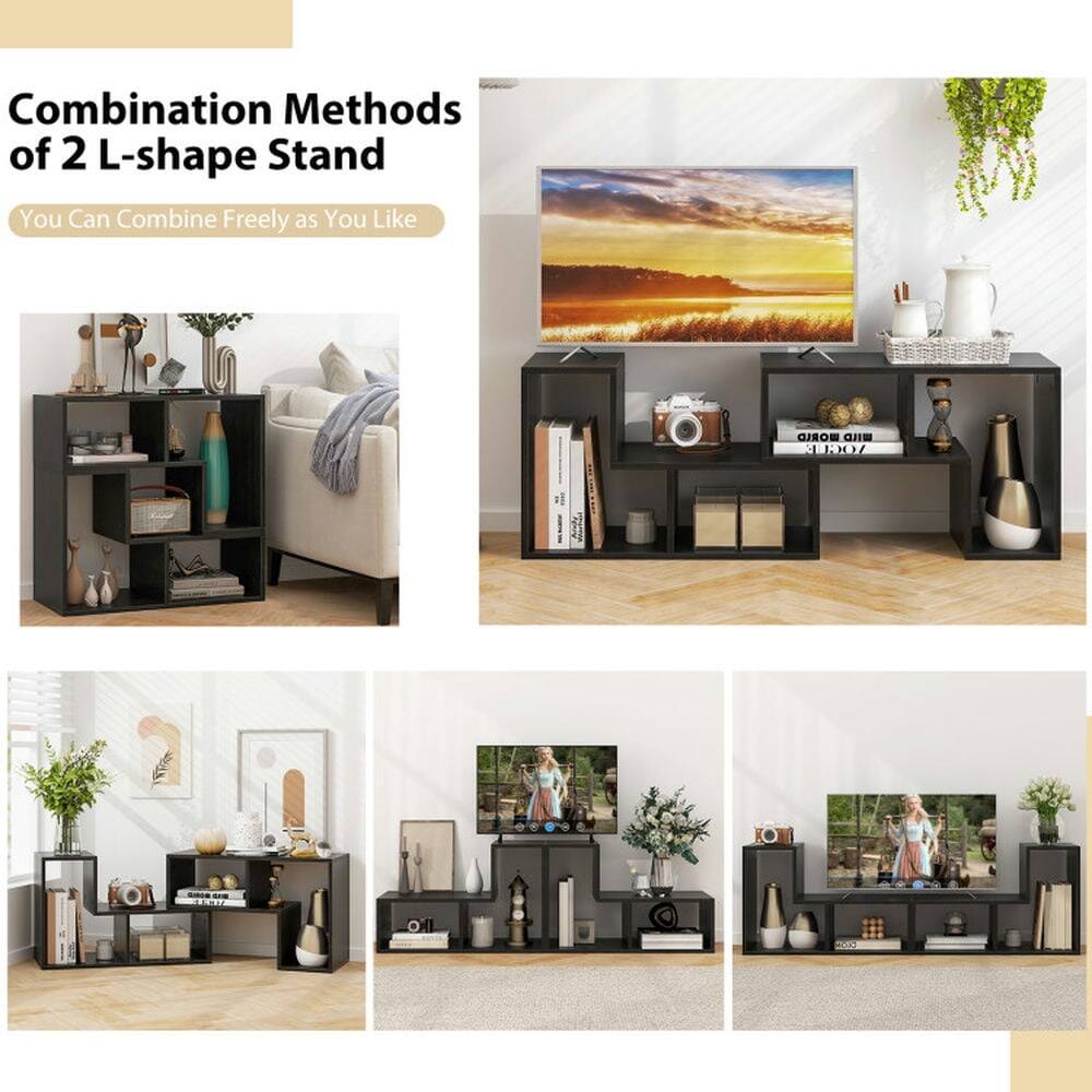 Combination Methods of 2 L-shape Stand  
You Can Combine Freely as You Like